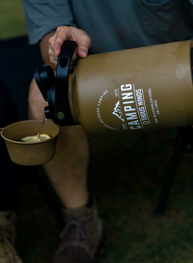 Thous Winds千风户外保温水壶3.8L大容量冰桶304不锈钢保温保冷桶