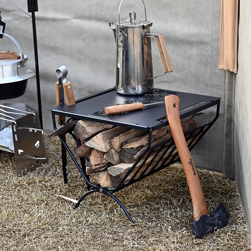 柯曼户外露营焚火架子