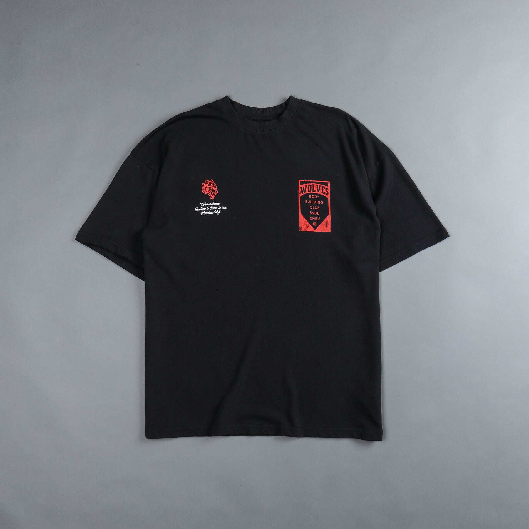 新款上市！DARCSPORT狼头限量俱乐部系列健身训练篮球纯棉短袖T恤