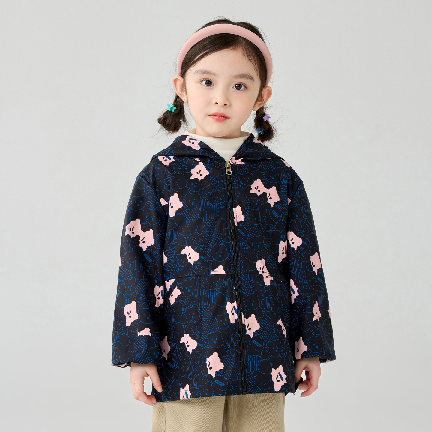 儿童罩衣防水防脏洋气长袖外穿