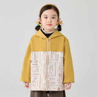 儿童防水罩衣秋冬防脏护衣女宝宝幼儿园画画吃饭围兜长袖 外穿罩衫