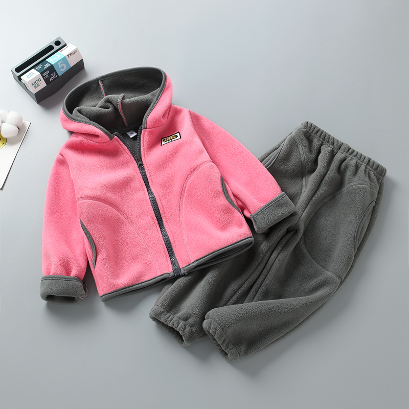 颗粒秋冬季加厚抓绒男宝宝外套