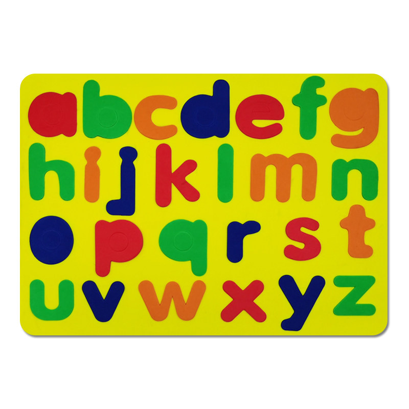 豪利来  EVA英文字母磁力贴幼儿园机构教学儿童早教认知可水洗软磁铁可吸附冰箱白板黑板磁性画板