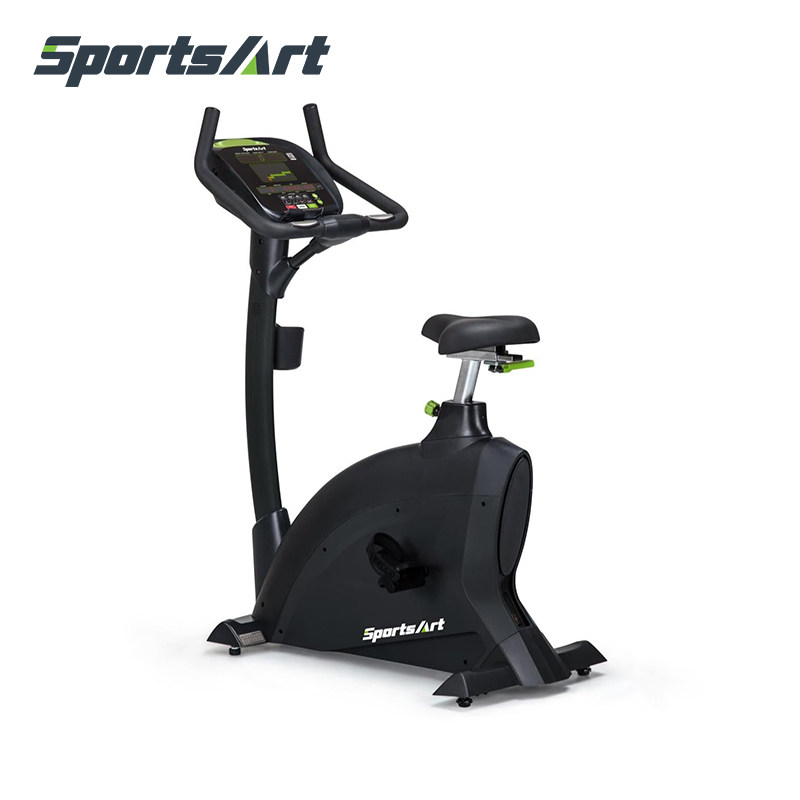 SportsArt时保雅立式健身车C535U自发电磁控豪华家用运动单车进口