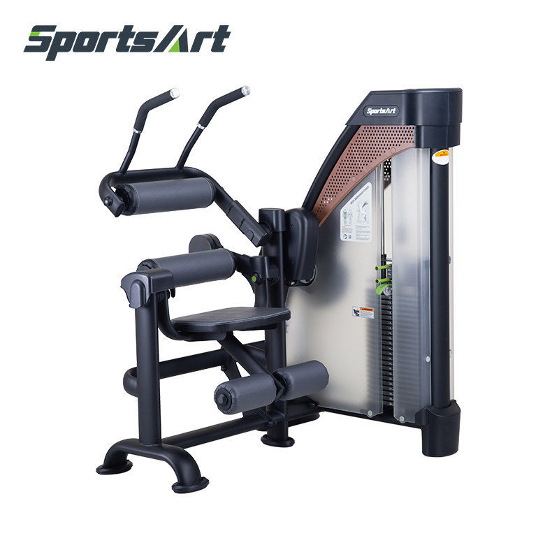 sportsart时保雅n931腹部前屈机腹部肌肉和髋屈肌专业健身训练器