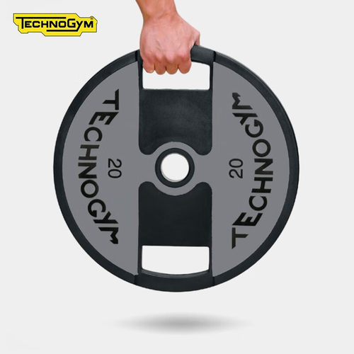 Technogym泰诺健杠铃片包胶聚氨酯配重片Urethane Plates健身套装