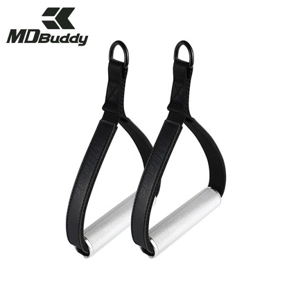 MDBuddy健身器材辅助把手高强度韧性铝合金手柄配合力量训练器材