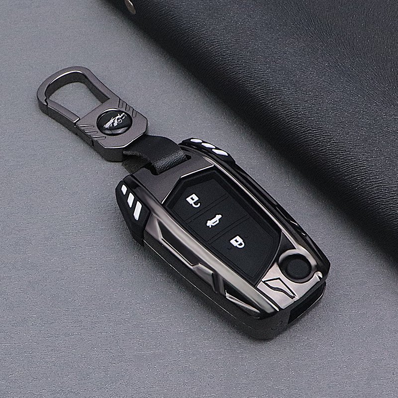 适用于19款丰田卡罗拉钥匙套汉兰达凯美瑞锐志折叠套雷凌rav4扣包