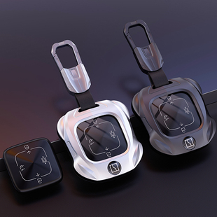 24款极氪001钥匙套007汽车009极客7x新ZEEKR蓝牙遥控包扣2025款男
