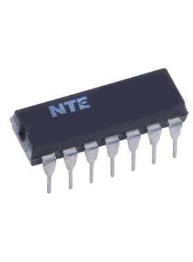 NTE74LS00 芯片 《 IC GATE NAND 4CH 2-INP 14DIP    》