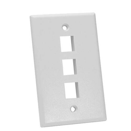 NFP-1038 连接器 《 KEYSTONE WALL PLATE SINGLEGANG    》