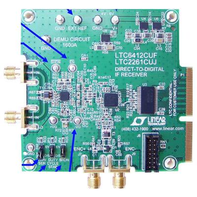 DC1600A 开发板 《 LTC6412, LTC2261-14 - 10MHZ TO 8    》