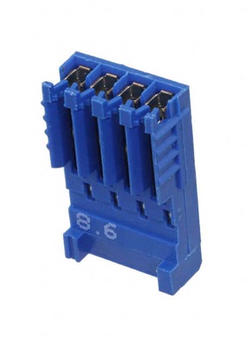 281786-4 连接器 《 CONN PLUG 4POS IDC 26-28AWG TIN    》