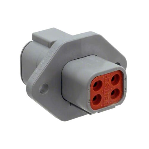 DTP04-4P-L012 连接器 《 CONN RCPT HSG 4POS    》