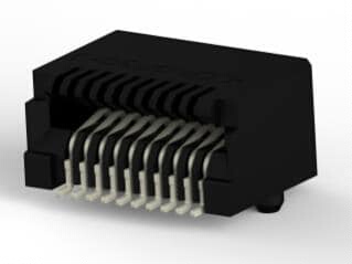 1888247-1 连接器 《 CONN SFP+ RCPT 20POS SLD R/A SMD    》