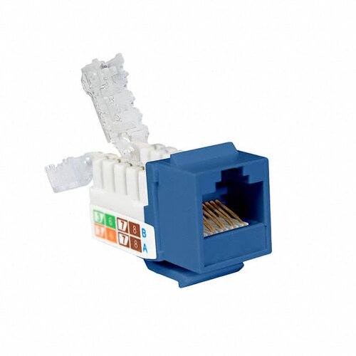 NKJ-6402 连接器 《 CAT6 TOOLESS KEYSTONE JACK 8P8C    》