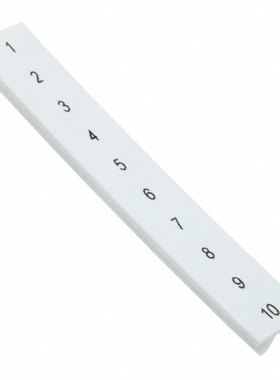 1051029:0001 连接器 《 ZACK STRIP 10-SECTION WHITE    》