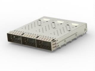 2170737-4 连接器 《 CONN QSFP28 CAGE 1X3 PRESSFIT RA    》