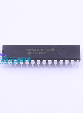 PIC16F870-I/SP 芯片 《 IC MCU 8BIT 3.5KB FLASH 28SPDIP    》