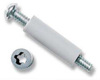 SRS-1-140 五金-配件 《 ROUND SPACER #4 PVC 3.56MM    》