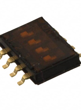 A6H-4102 开关 《 SWITCH SLIDE DIP SPST 25MA 24V    》