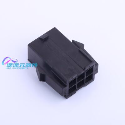 1-172160-9 连接器 《 CONN CAP RCPT 6POS MINI-UMNL BLK    》