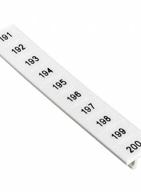 1051016:0191 连接器 《 ZACK STRIP 10-SECTION WHITE    》