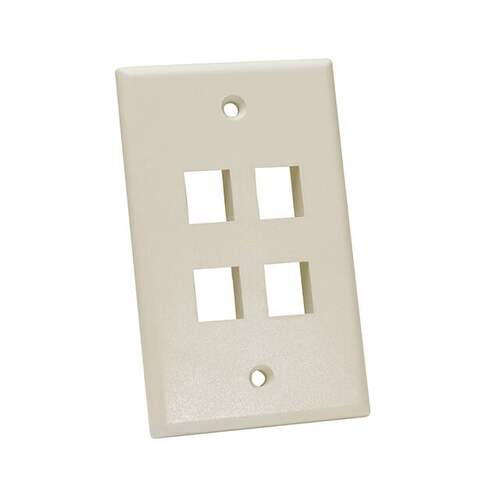 NFP-1049 连接器 《 KEYSTONE WALL PLATE SINGLEGANG    》