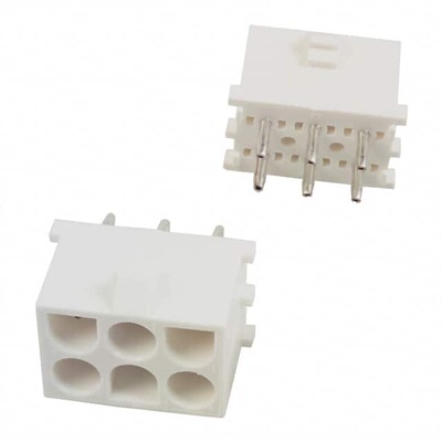 350431-4 连接器 《 CONN HEADER VERT 6POS 6.35MM    》