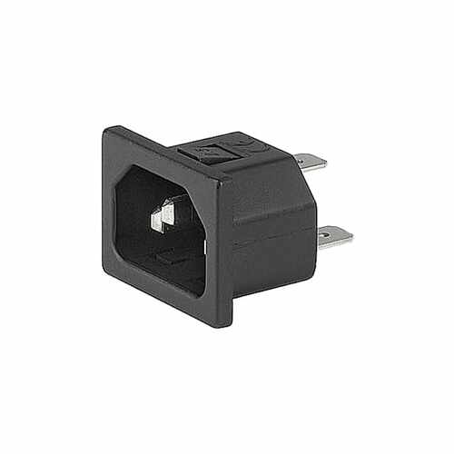 6162.0156 连接器 《 PWR ENT RCPT IEC320-C14 PANEL QC    》