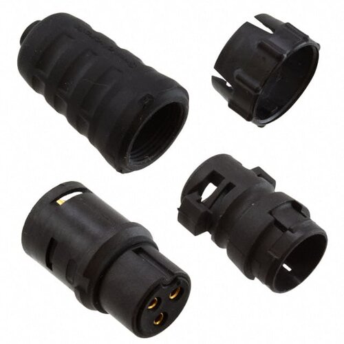 EN3C3F16X 连接器 《 CONN PLUG FMALE 3P GOLD SLDR CUP    》