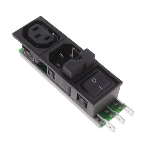 6432.0153.20 连接器 《 PWR ENT IN/OUT IEC320-2-2F PNL    》