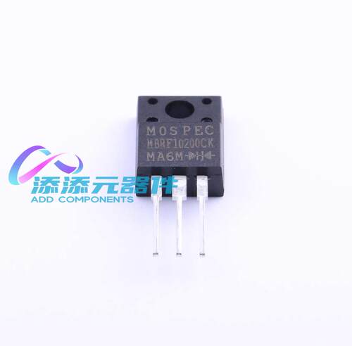 MBRF10200CK 分立半导体 《 200V 5A 950mV@5A    》
