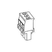 284040-3 连接器 《 TERM BLOCK PLUG 3POS 270DEG 5MM    》