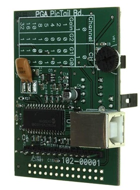 MCP6S22DM-PICTL 开发板 《 BOARD DEMO FOR MCP6S22    》