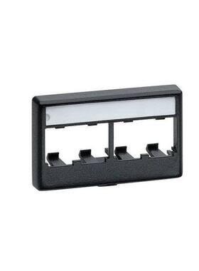 CFFPL4EI 连接器 《 FURNITURE FACEPLATE, 4 PORT, ELE    》