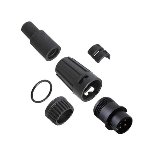 6382-4PG-513 连接器 《 CONN PLUG MALE 4POS SOLDER CUP    》