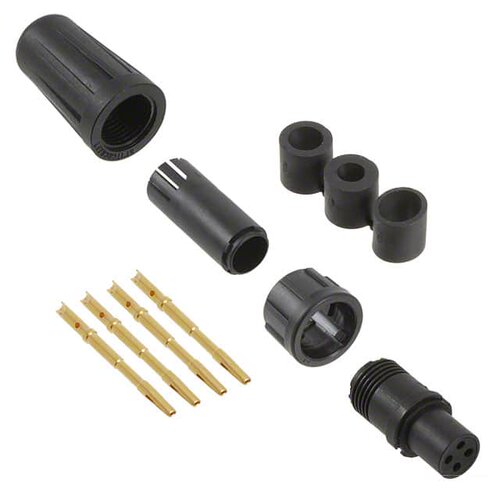 EN2C4F22DC 连接器 《 CONN PLUG FMALE 4POS GOLD    》