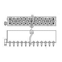 1775099-5 连接器 《 CONN RCPT 8POS 0.165 TIN PCB    》