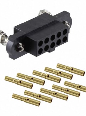 M80-4C11005FC 连接器 《 CONN RCPT 10POS CRIMP 24-28AWG    》
