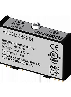 8B39-04 传感器，变送器 《 CURRENT OUTPUT MODULE    》