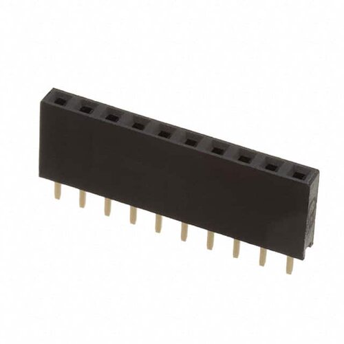 RS1-10-G 连接器 《 RECEPTACLE STRIP 10P 2.54MM PITC    》