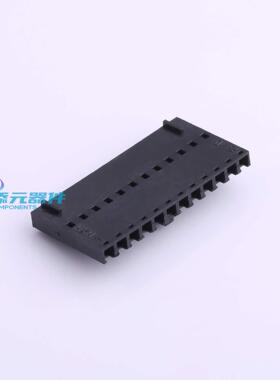 HX25418-12Y  《 2.54mm 1x12P 杜邦带扣 SL 黑色    》