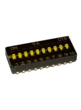 218-10LPSTJR 开关 《 SWITCH SLIDE DIP SPST 25MA 24V    》