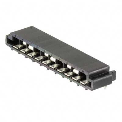 6-520314-0 连接器 《 CONN FFC TOP 10POS 2.54MM R/A    》