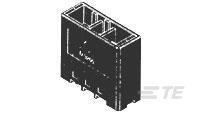 2-1747277-3 连接器 《 CONN HEADER VERT 3POS 6.35MM    》