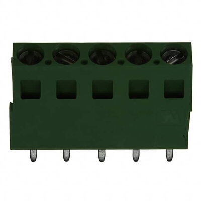 282847-5 连接器 《 TERM BLOCK 5POS 35DEG 5.08MM PCB    》