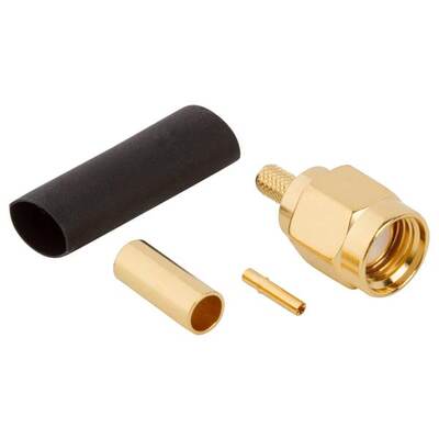 132114RP 连接器 《 CONN RPSMA PLUG STR 50OHM SOLDER    》