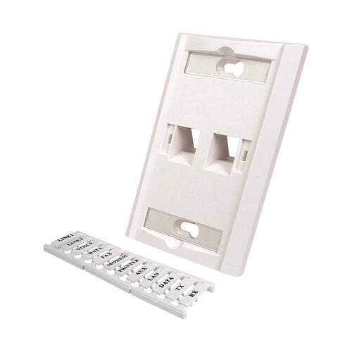 NFP-3028 连接器 《 KEYSTONE WALL PLATE W/ ICON SLOT    》