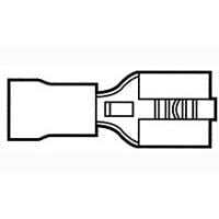640902-1 连接器 《 CONN QC RCPT 18-22AWG 0.250    》